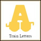 Train Font Wooden Letters Train Font Wooden Letters